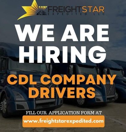 Freightstar Expedited LLC запрошує на роботу водіїв