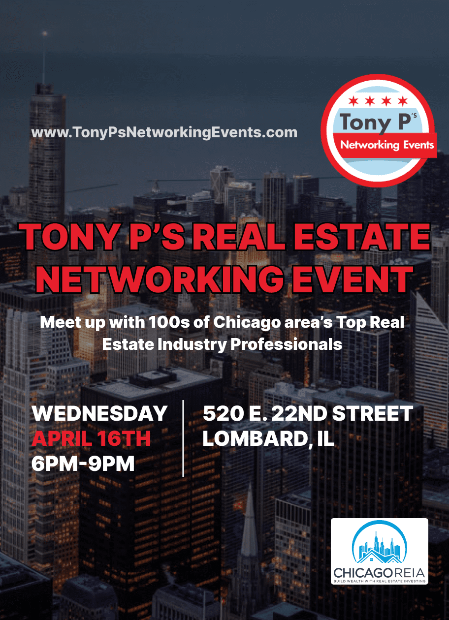 Tony P’s West Suburban Real Estate Networking Event