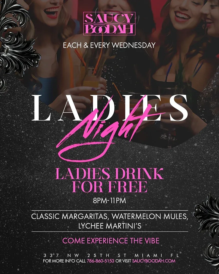 Wednesday Ladies Night at Saucy Boodah