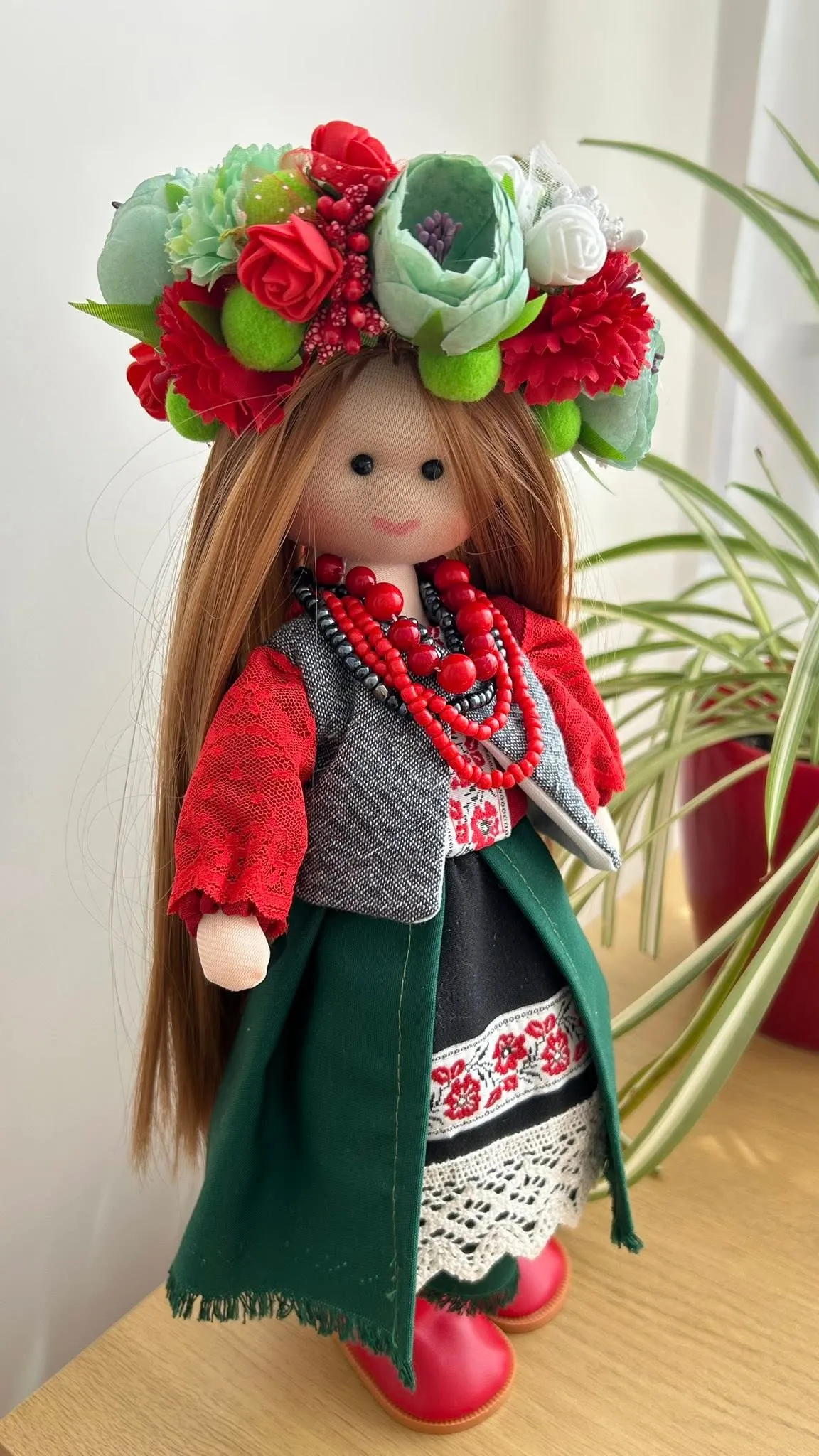 Handmade dolls in Ukrainian style