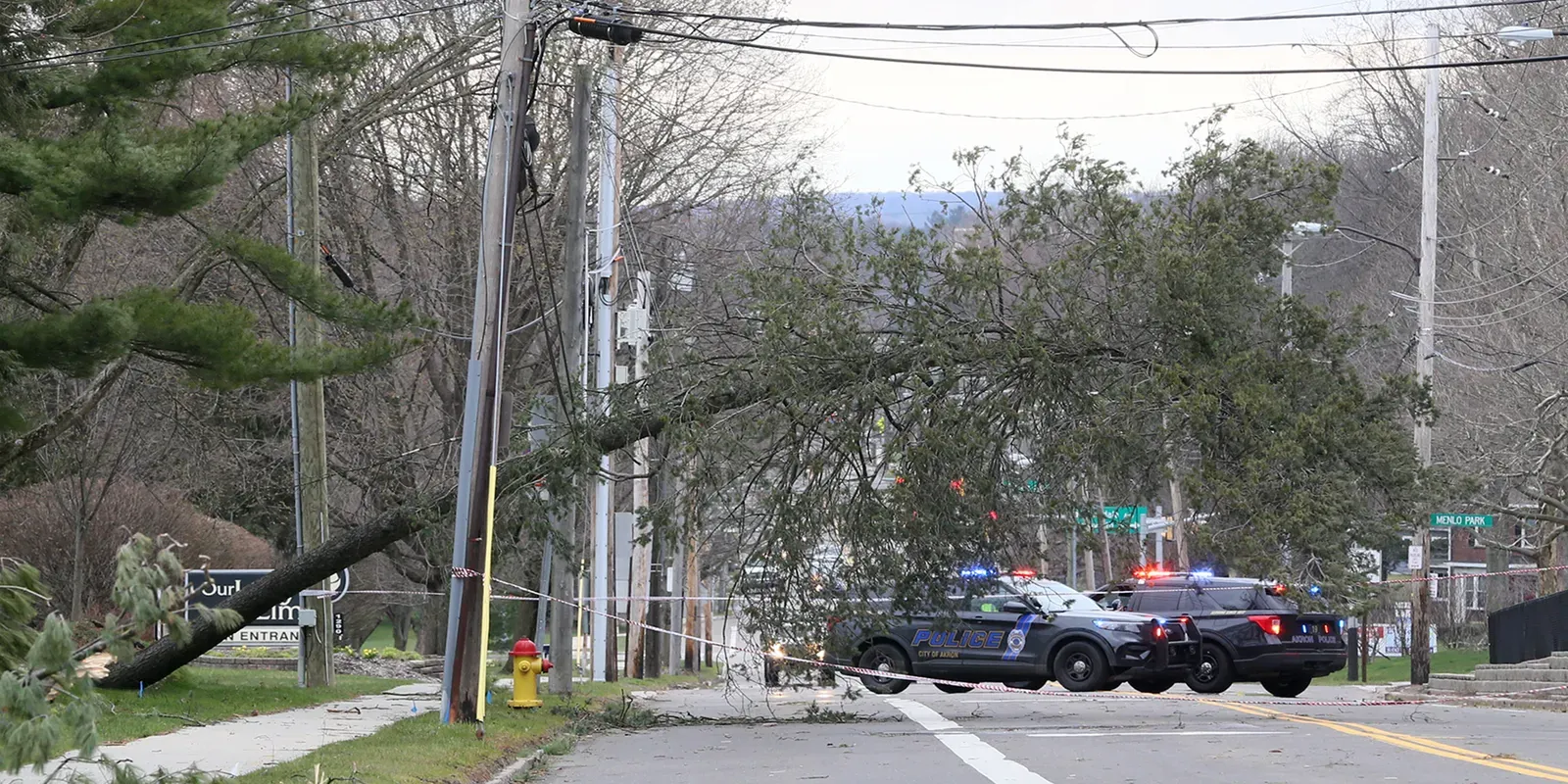 Damage from storm