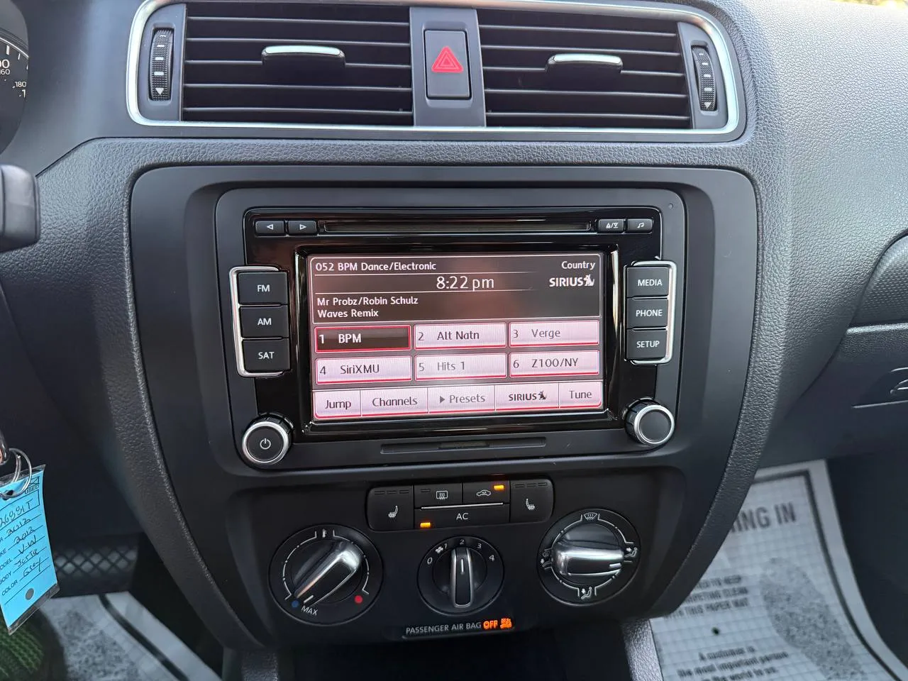 2012 Volkswagen Jetta SE PZEV