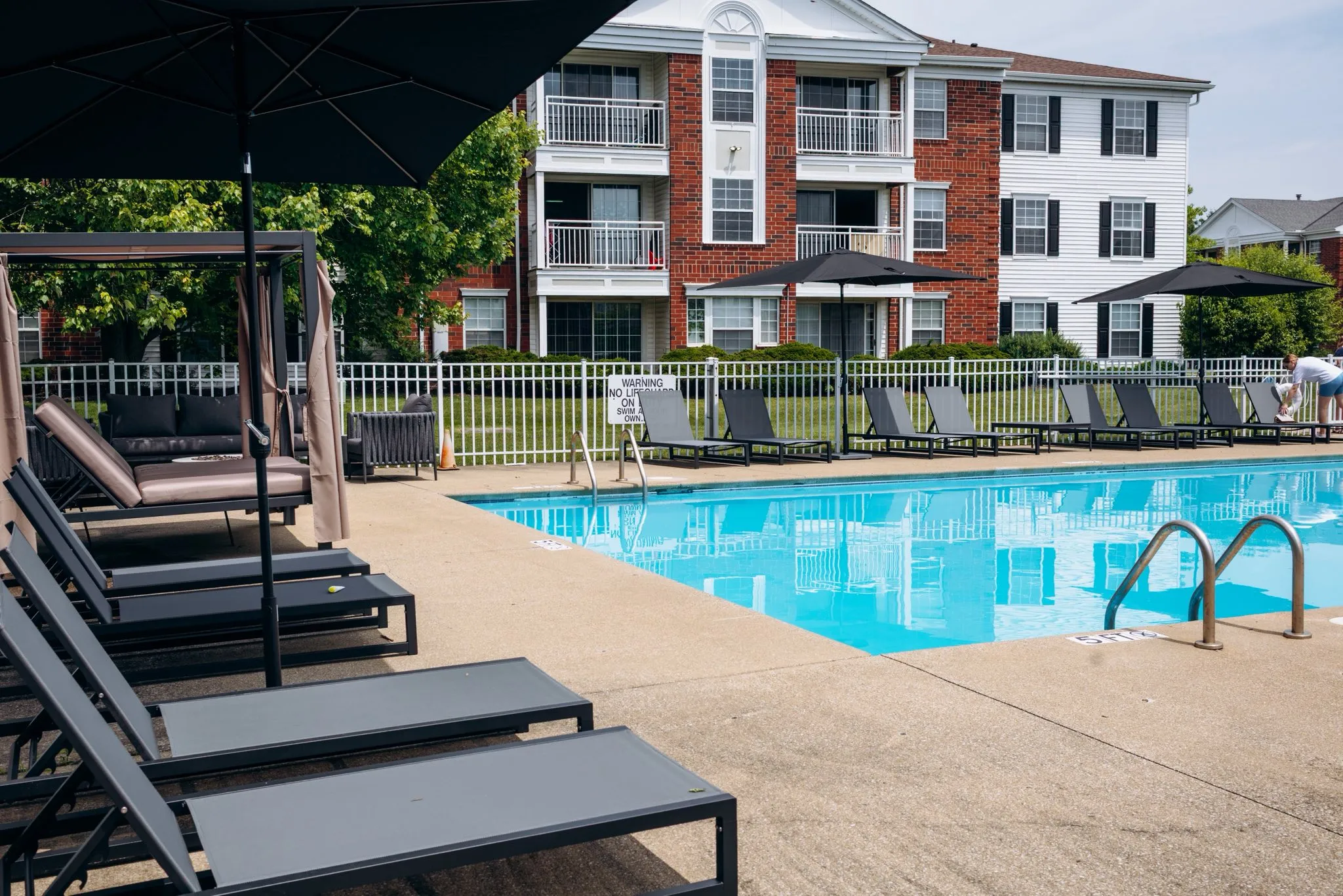 The updated one-room apartment is now available