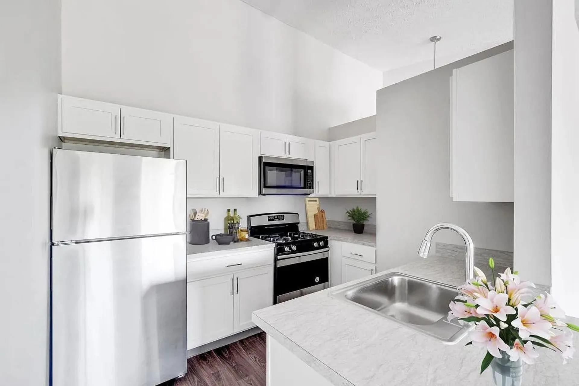 The updated one-room apartment is now available