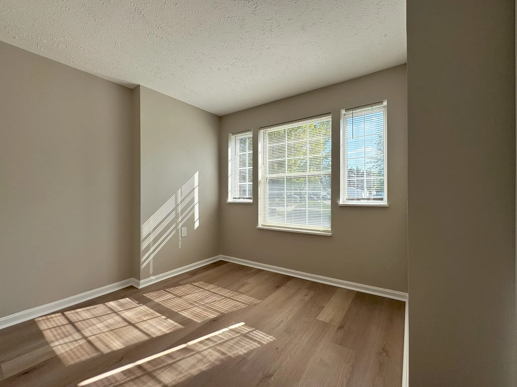 The updated one-room apartment is now available